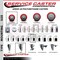 Service Caster 3'' SS Red Poly Wheel Swivel 1-3/8'' Expanding Stem Caster SCC-SSEX20S314-PPUB-RED-138 - alternate 3